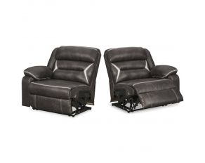 Kincord 2-Piece Power Reclining Sectional in Midnight