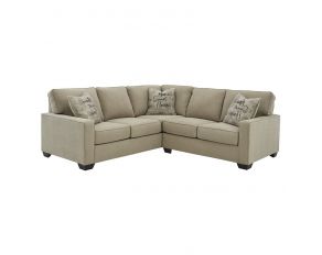 Lucina 2-Piece Sectional Left Arm Facing Sofa in Quartz