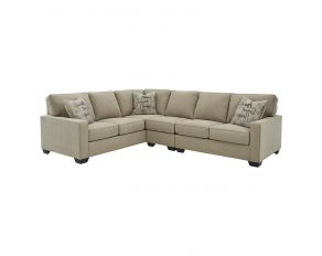 Lucina 3-Piece Sectional Left Arm Facing Sofa in Quartz