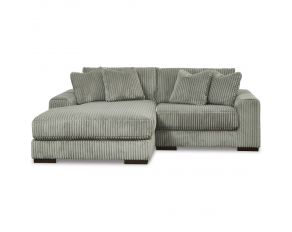 Lindyn 2-Piece Sectional with Left Arm Facing Chaise in Fog