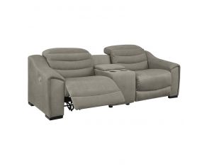 Next-Gen Gaucho 3-Piece Power Reclining Sectional in Gray Putty