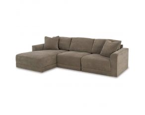 Raeanna 3-Piece Sectional Sofa with Left Arm Facing Chaise in Storm