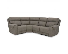 Starbot 4-Piece Power Reclining Sectional in Fossil