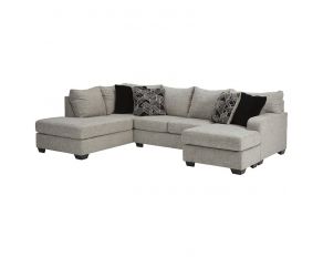 Megginson 2-Piece Sectional with LAF Corner Chaise in Storm