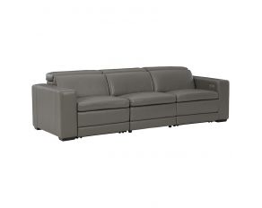 Texline 4-Piece Power Reclining Sofa in Gray