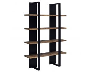 Danbrook Bookcase in Aged Walnut and Black