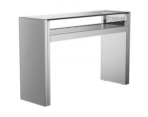 1-Shelf Console Table in Silver