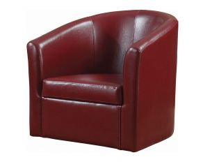 Coaster Furniture Accent Chair in Red Fabric