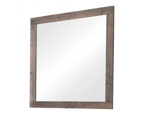 Frederick Square Mirror in Weathered Oak