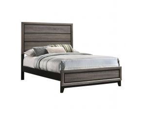 Watson Full Panel Bed in Grey Oak