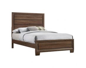 Brandon Full Panel Bed in Medium Warm Brown