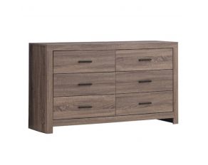 Brantford 6 Drawer Dresser in Barrel Oak