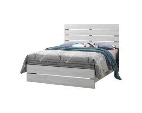 Brantford Queen Panel Bed in Coastal White