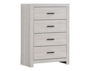 Brantford 4 Drawer Chest in Coastal White