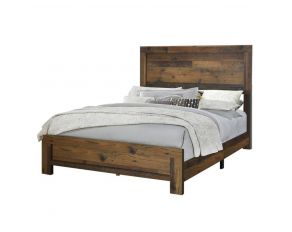 Sidney Twin Panel Bed in Rustic Pine