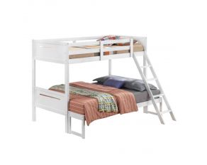 Littleton Twin Over Full Bunk Bed in White