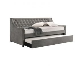 Chatsboro Twin Upholstered Daybed With Trundle in Grey