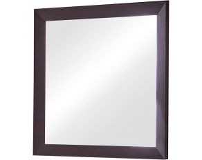 Kauffman Rectangular Mirror in Dark Cocoa