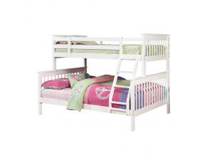 Chapman Twin Over Full Bunk Bed in White