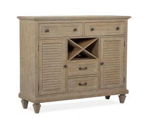 Lancaster Server In Dovetail Grey