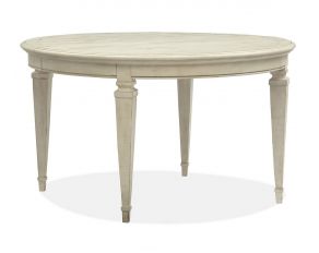 Newport Round Dining Table In Alabaster