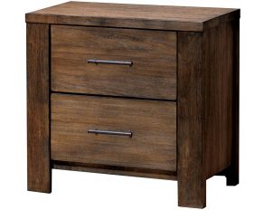 Furniture of America Elkton Night Stand in Oak