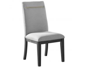 Yves Performance Side Chair in Grey