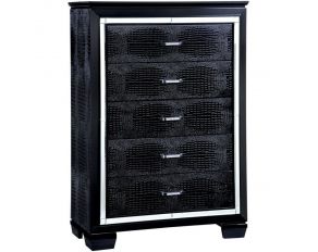 Furniture of America Bellanova Chest in Black