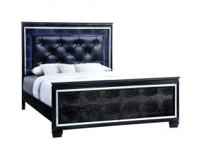 Furniture of America Bellanova California King Bed in Black