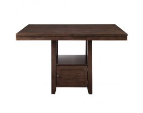 Yorktown 60 Inch Storage Counter Table in Espresso