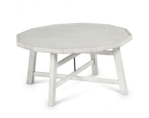 Paisley Cocktail Table in Alabaster