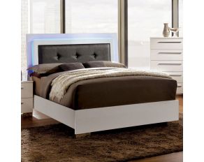 Furniture of America Clementine Full Bed in White