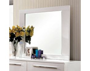 Furniture of America Clementine Mirror in White