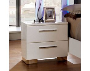 Furniture of America Clementine Night Stand in White