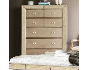 Furniture of America Loraine Chest in Champagne Finish