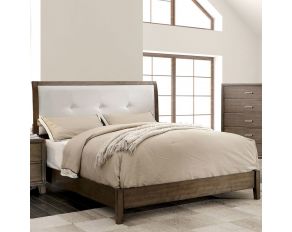 Furniture of America Enrico I Eastern King Bed, Gray Finish