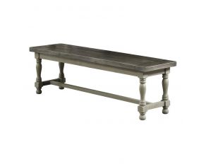 Lorraine Dining Bench in Grey