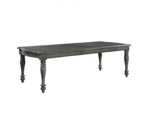 Lake Way Dining Table in Sandblasted Gray Finish