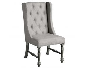 Lake Way Host Chair in Sandblasted Gray Finish