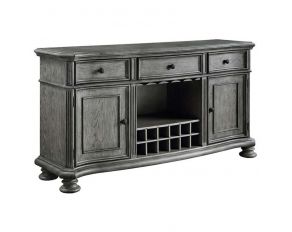 Lake Way Server in Sandblasted Gray Finish