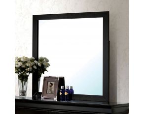 Louis Philippe III Mirror in Black