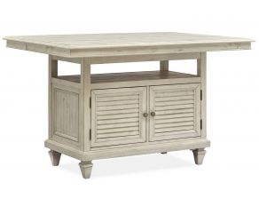 Newport Rectangular Counter Table in Alabaster