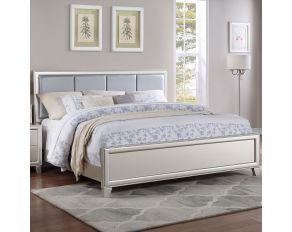 Omni King Upholstered Bed in Champagne