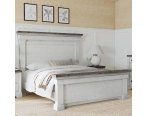 Valley Ridge Queen Panel Bed in White