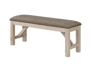 Maribelle Bench in Chalk Grey