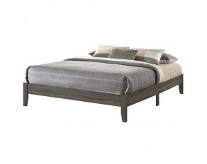 Skyler Queen Platform Bed in Grey