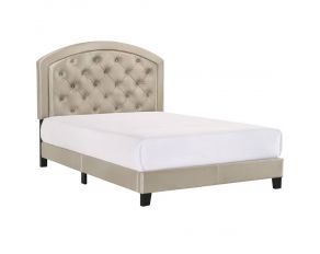 Gaby Full Platform Bed in Gold