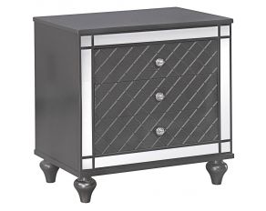 Refino Nightstand in Grey