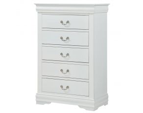 Louis Philip Chest in White