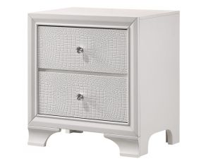 Lyssa Nightstand in Frost White